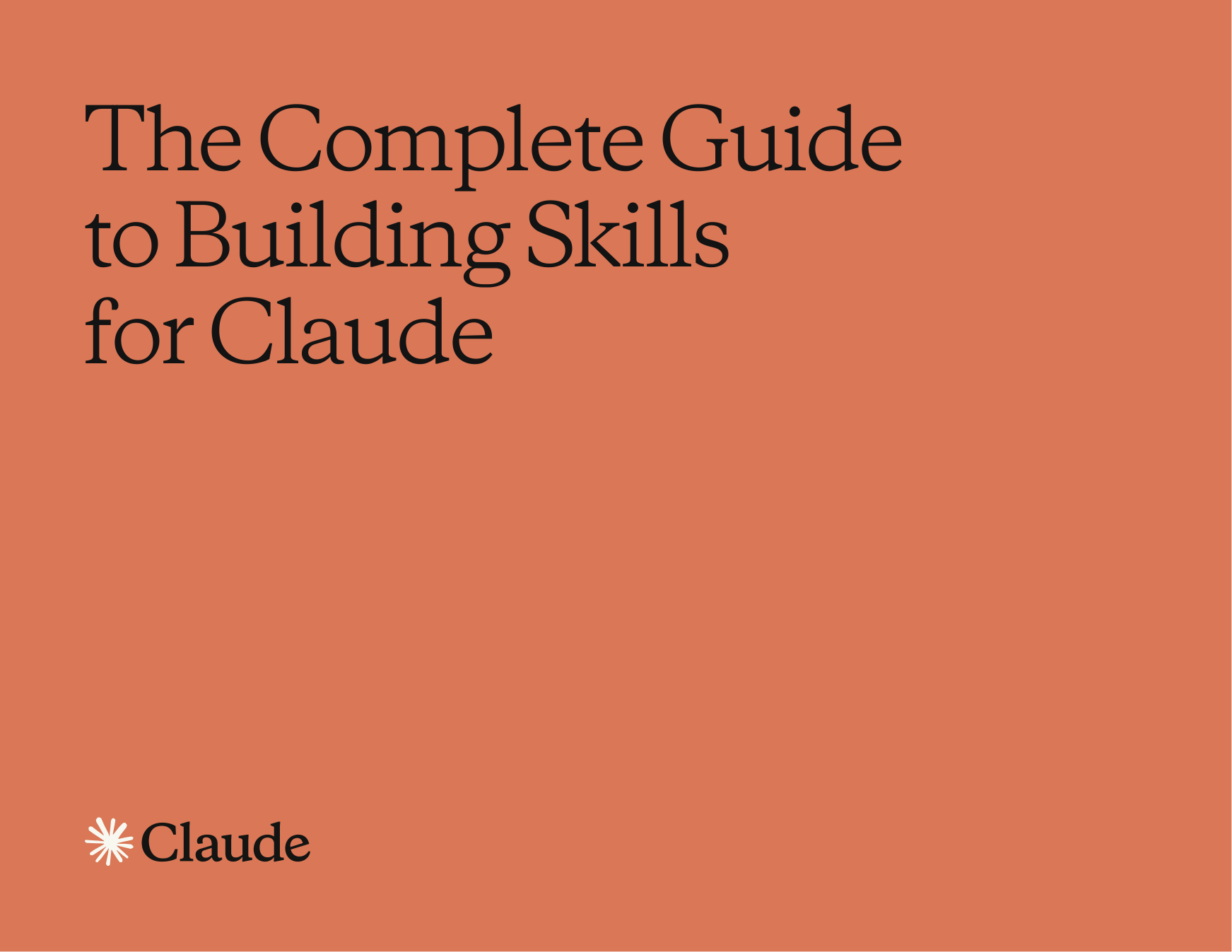 The Complete Guide to Building Skills for Claude 封面